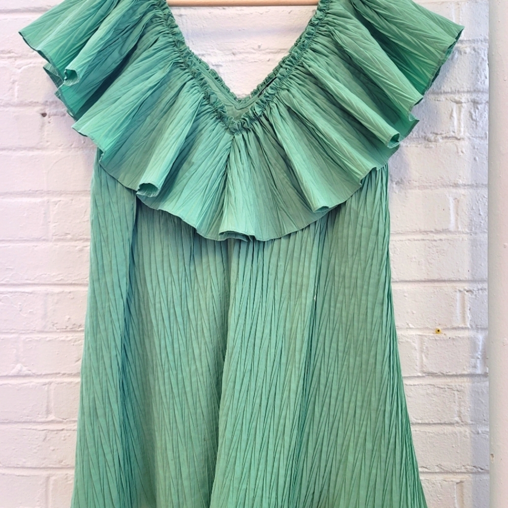 Super fun pleated mini dress